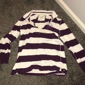 red white stripe long sleeve from american eagle